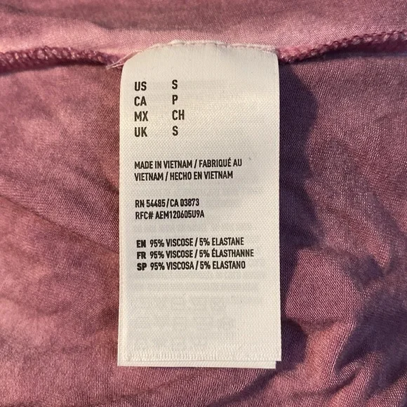 NWT‎ AE Soft & Sexy Rope Braided Trim Muscle Tank Purple - Picture 7 of 10